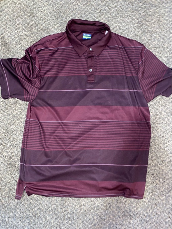 Ben Hogan Other - Hogan Men’s Polo in Burgundy and Dark Burgundy Stripes